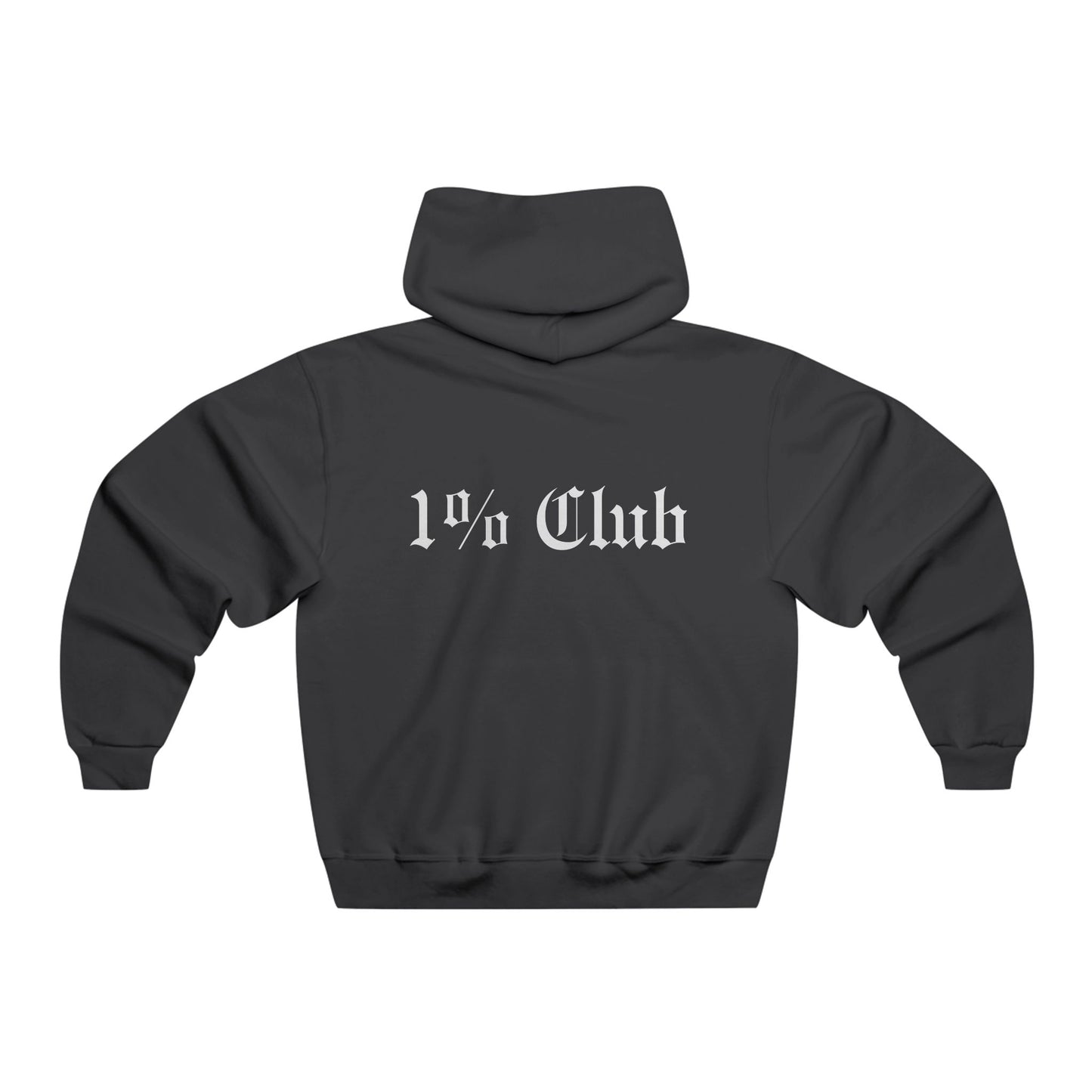 1 Percent Club | Men's Motivational Hoodie, Graphic Sweatshirt for Men, Casual Pullover, Perfect for Gym, Gifts for Him