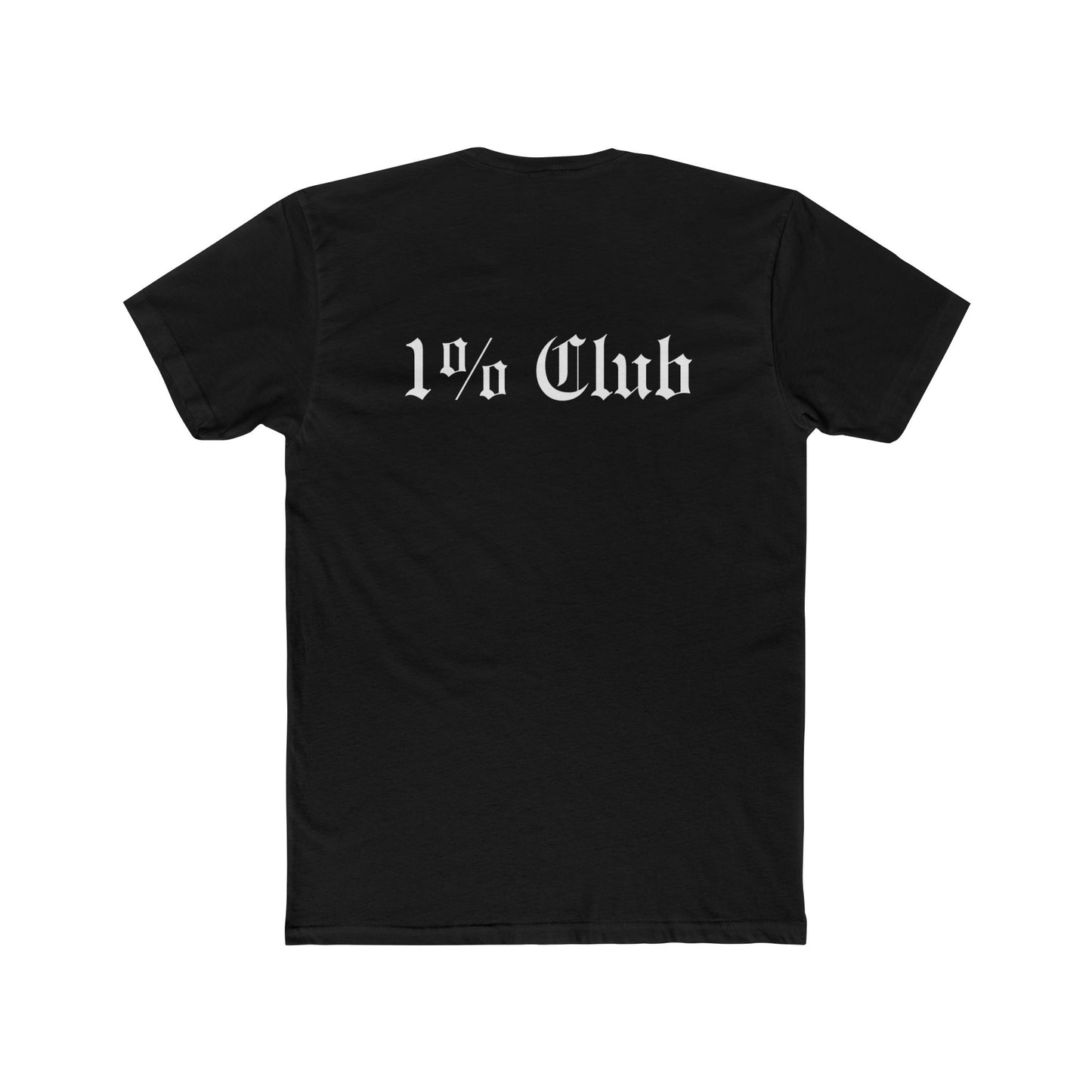 1 Percent Club | Unisex Cotton Crew Tee - Casual Fashion, Motivation Tee, Everyday Wear, Gift for Him/Her, Statement Shirt