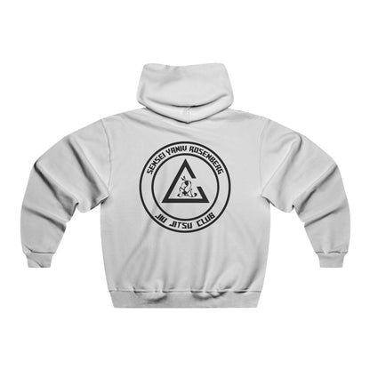 YR Jiu Jitsu Club | Men's Motivational Hoodie, Graphic Sweatshirt for Men, Casual Pullover, Perfect for Gym, Gifts for Him