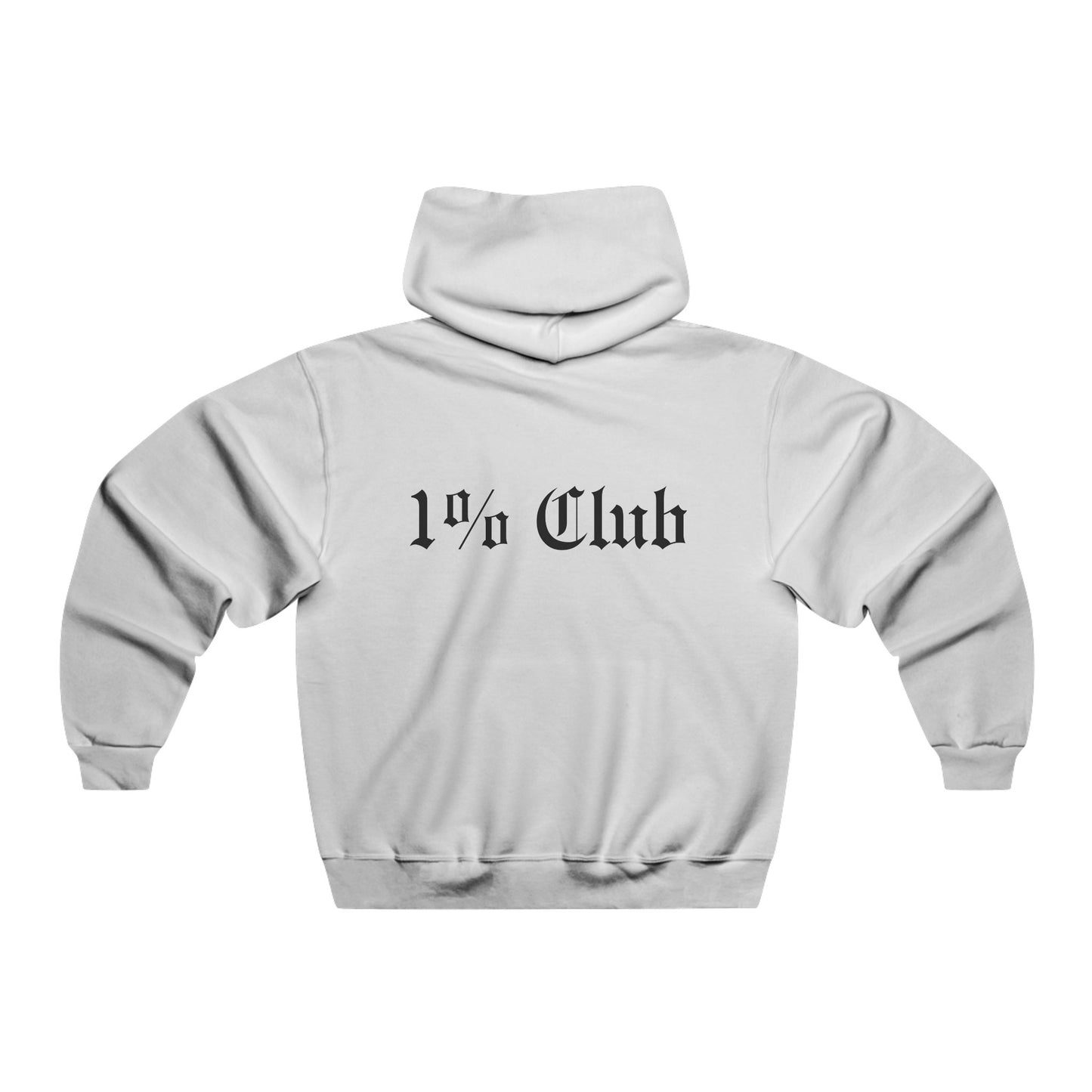1 Percent Club | Men's Motivational Hoodie, Graphic Sweatshirt for Men, Casual Pullover, Perfect for Gym, Gifts for Him