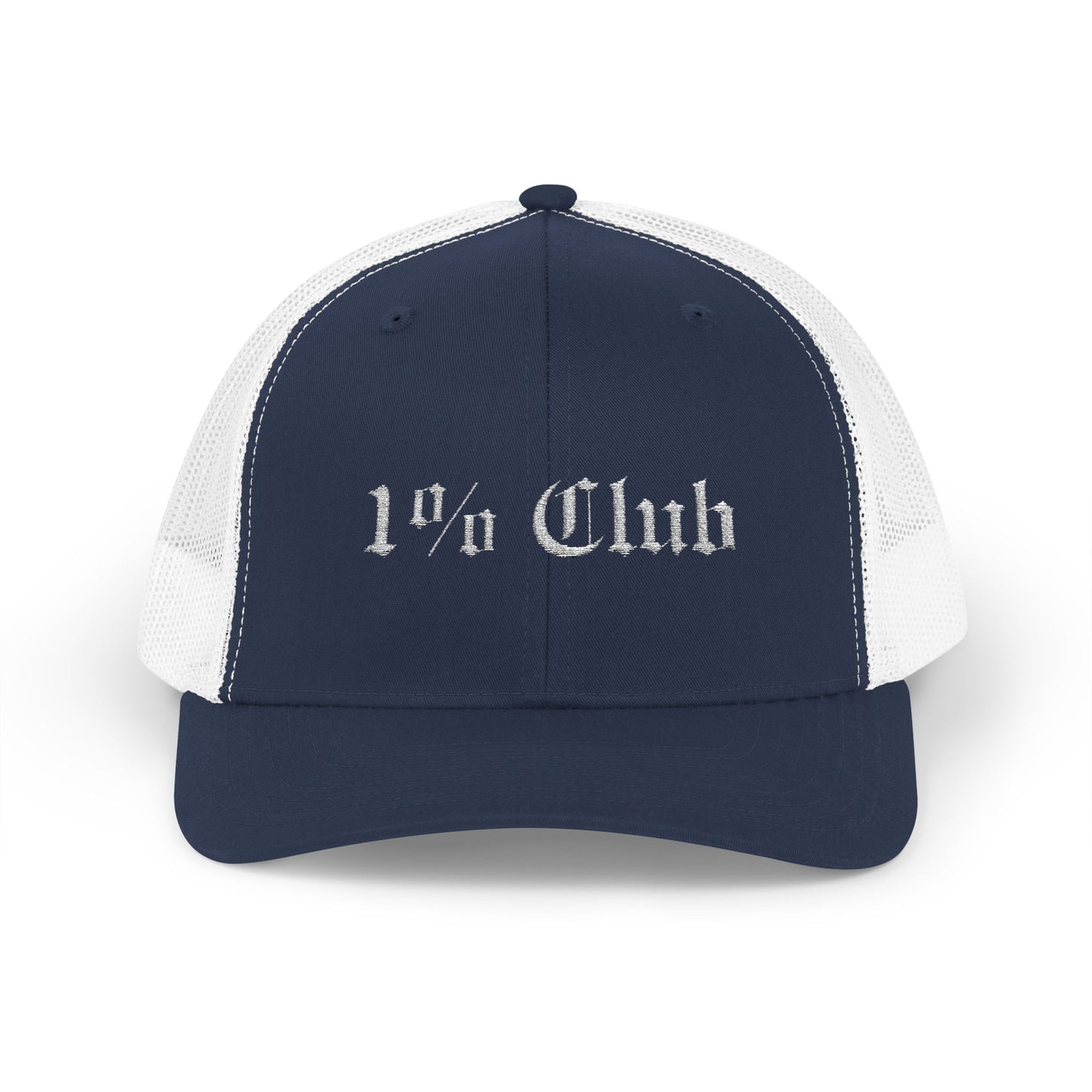 1 Percent Club | Trucker Cap | Stylish Hat for Everyday, Perfect Gift, Trendy Headwear for Festivals, Sports, Casual Wear