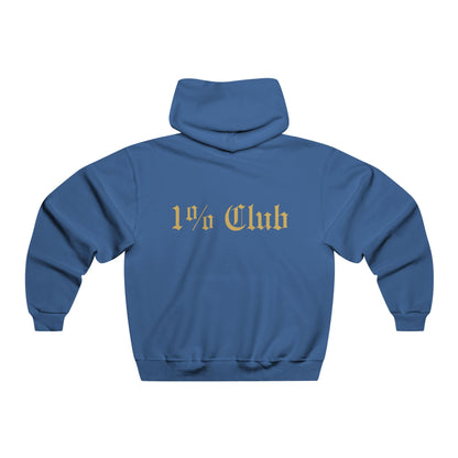 1 Percent Club | Men's Motivational Hoodie, Graphic Sweatshirt for Men, Casual Pullover, Perfect for Gym, Gifts for Him