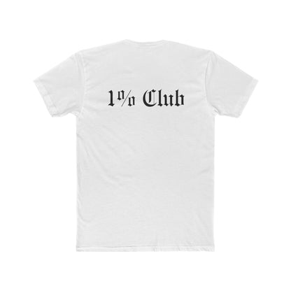 1 Percent Club | Unisex Cotton Crew Tee - Casual Fashion, Motivation Tee, Everyday Wear, Gift for Him/Her, Statement Shirt